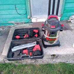 Vacuum And Nail Gun Set 