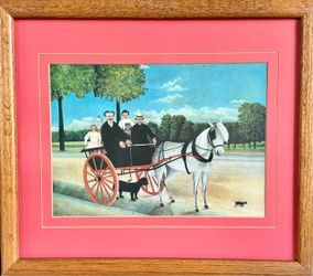 Carriole du père Junier (M. Juniet's Pony-Cart), by artist Henri Rousseau.