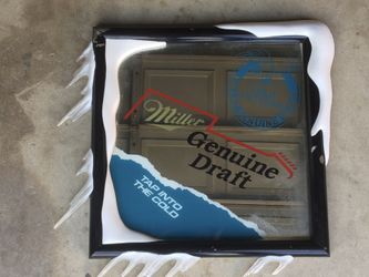 Miller Genuine Draft Sign