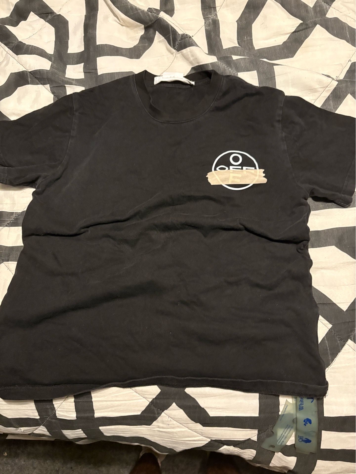 Black Off White Tee Shirt