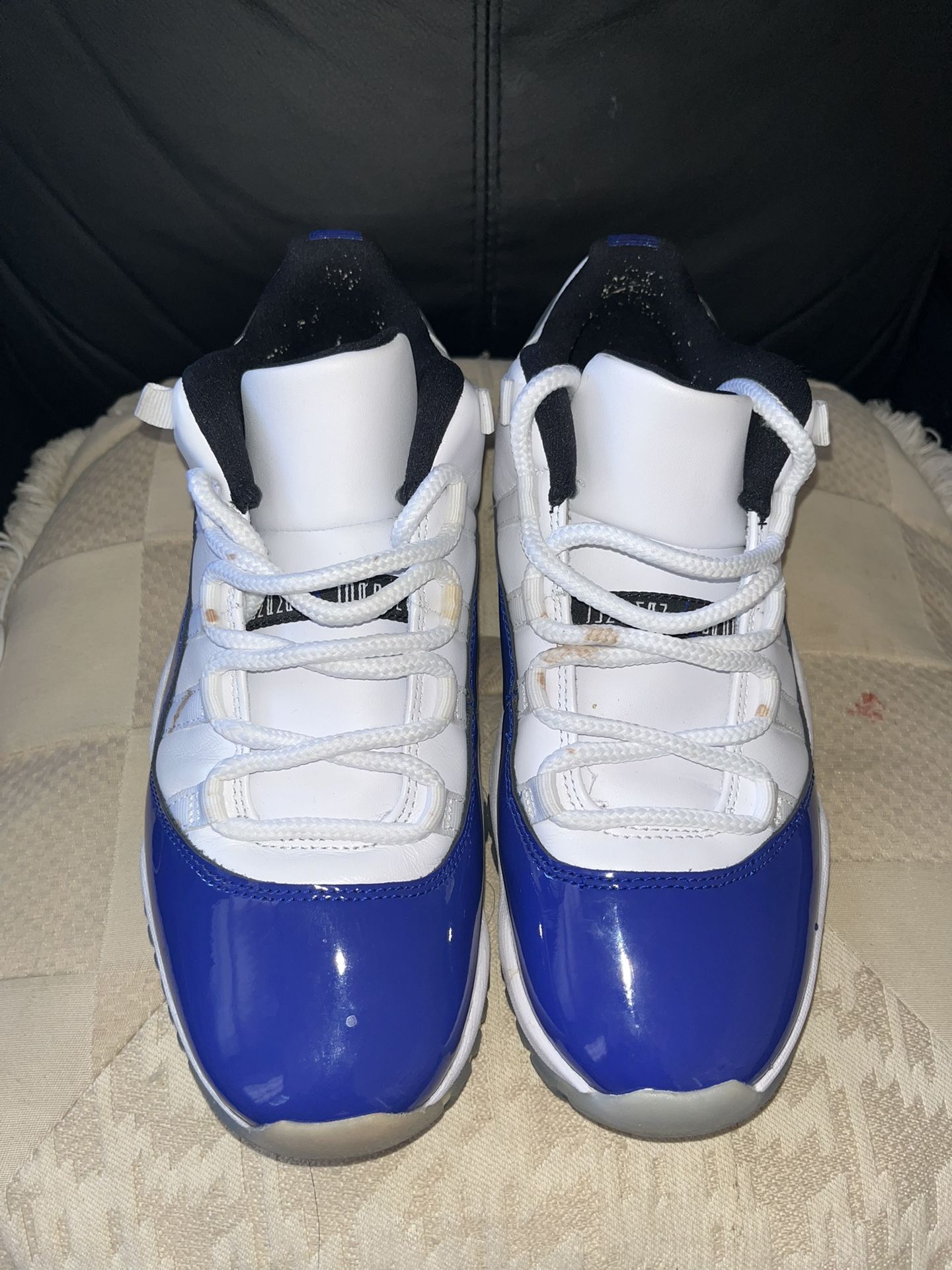 Jordan 11’s. Blue.