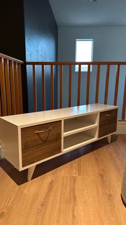 Small TV Console / Toddler Sized Shelf