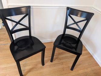 	
Vintner Black Wood Dining Chair (Set Of 2)