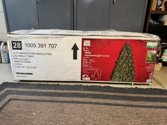 12’ Wesley Long Needle Pine LED Pre-Lit Tree