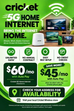 Cricket 5g Home Internet