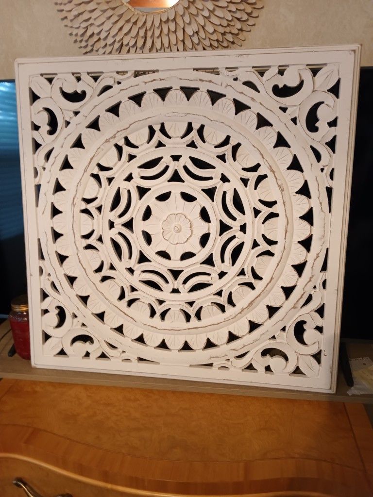 Wooden Carved Art Piece