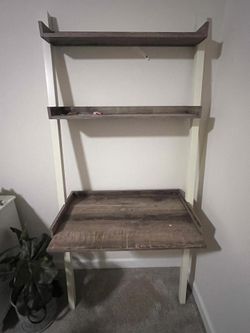 Ladder shelf Desk 