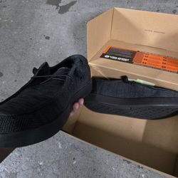 New Volcom Workwear Chill Black Slip-on Work Shoes Men's 9W