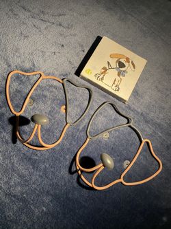 Dog Shaped Metal Wall Hooks (Set of 2) 
