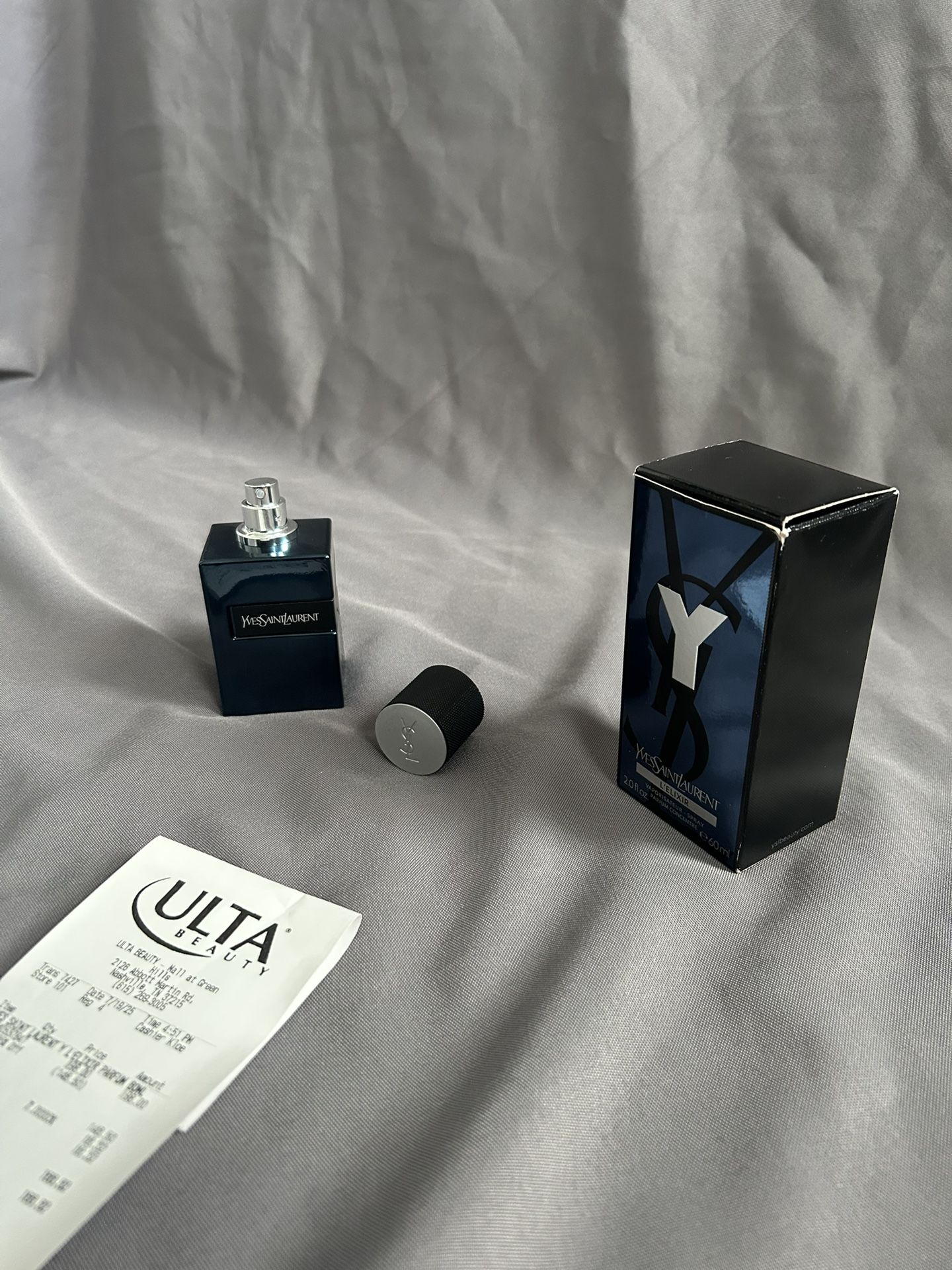 YSL Y Le Parfum 60ML – still mostly full, box & receipt included