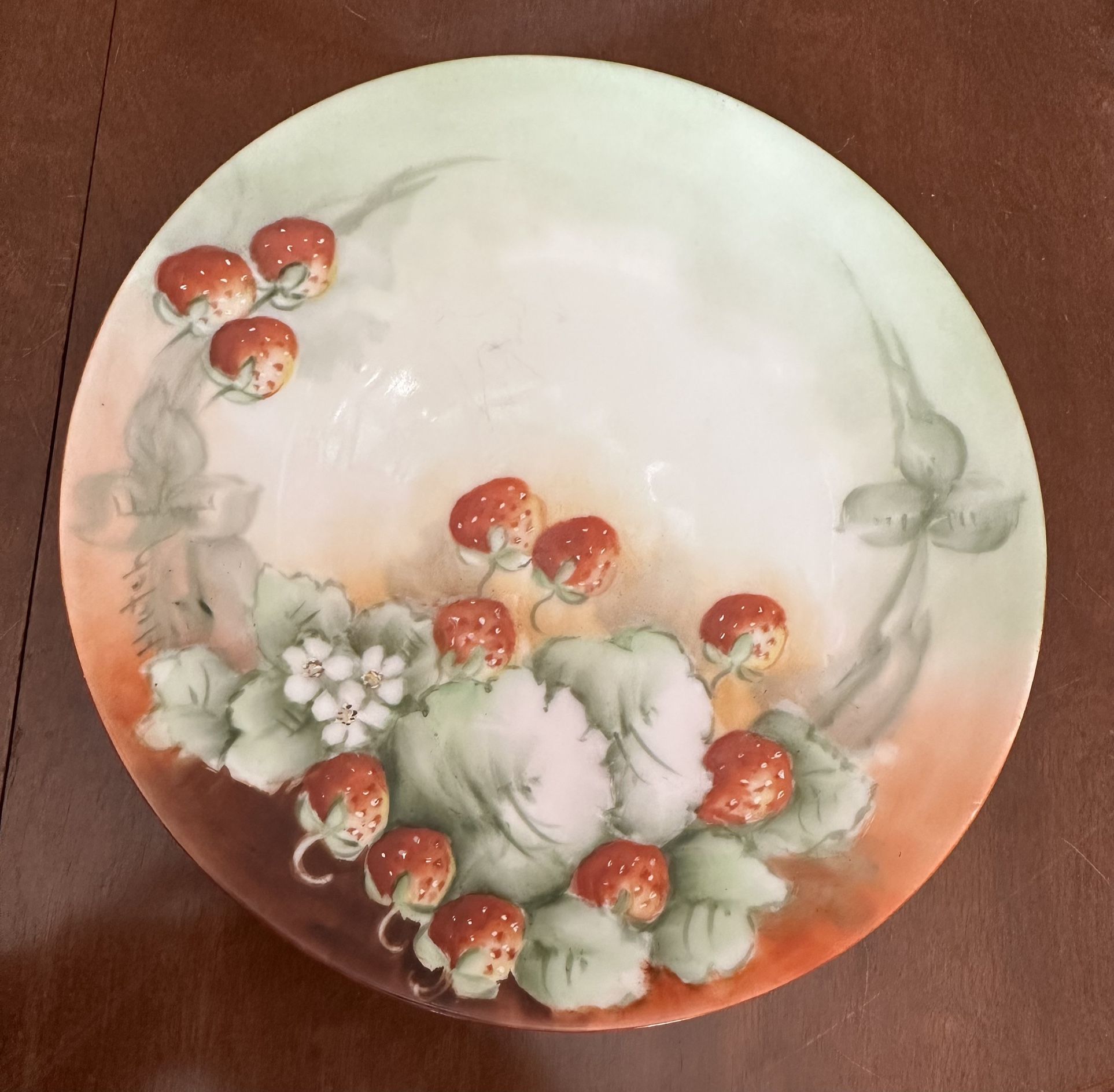 Vintage Hand Painted Decorative Plate ; Made In Bavaria