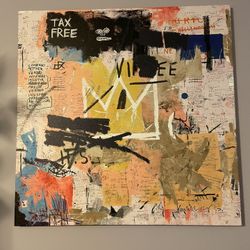 Basquiat Style Wall Art