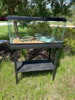 45 gallon reptile tank and stand