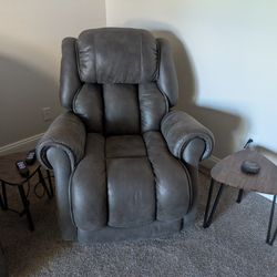 HomeStretch Drifter Gray Power Recliner