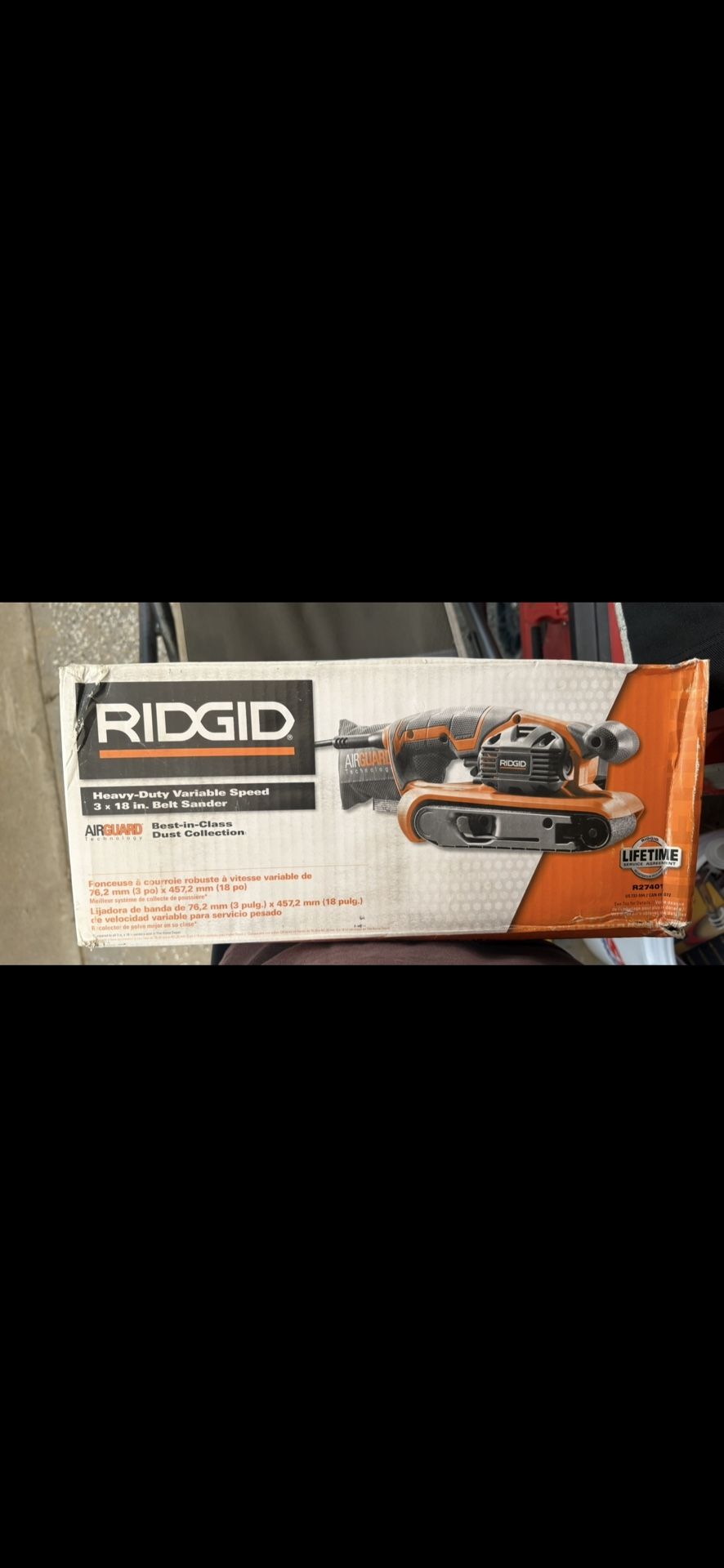 Ridgid, Heavy Duty Speed Belt, Sander Brand New