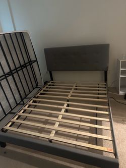 MUST GO TODAY: Gray Bed Frame