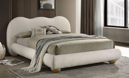 Brand New White Queen Platform Bed Frame (Available in Eastern King)