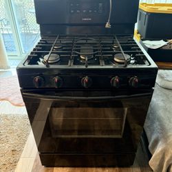 Gas Range Oven (Samsung) Black 30”