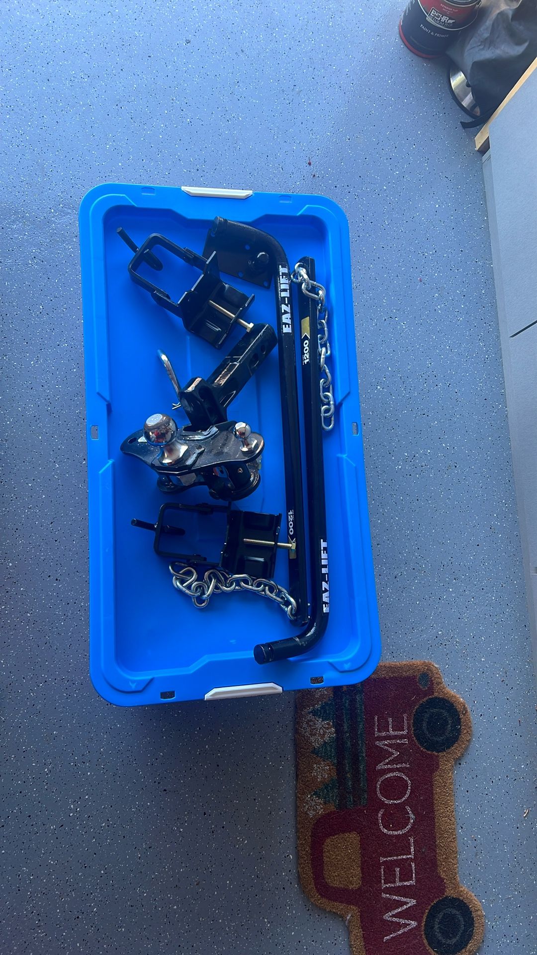 Trailer Hitch And Sway Bar