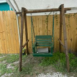 Wooden Swing 
