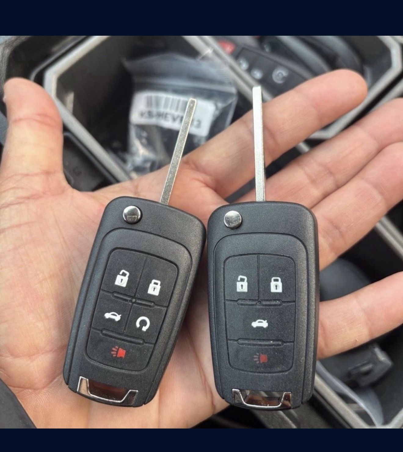 Chevrolet Camaro Cruze Euquinox GMC Terrain Buick Encore Keys Fobs Llaves Cut And Programmed