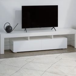 White TV Stand