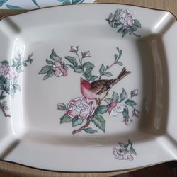 VINTAGE LENOX SERENADE PATTERN ASH TRAY 24KT AROUND RIM FROM MAY CO 4 $39 SEE PICS 4 OTHER PRICE