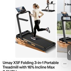 X5F Walking Pad Treadmill With Incline 
