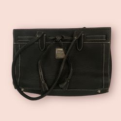 Dooney & Bourke Pebble Grain Leather Mini Shoulder Tassel Purse Vintage Bag