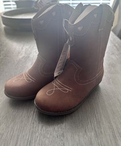 New Brown Cowboy Girl Boots