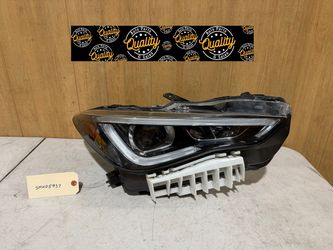 2017 2018 2019 2020 2021 2022 Infiniti Q60 Passenger Side Right Side Headlight