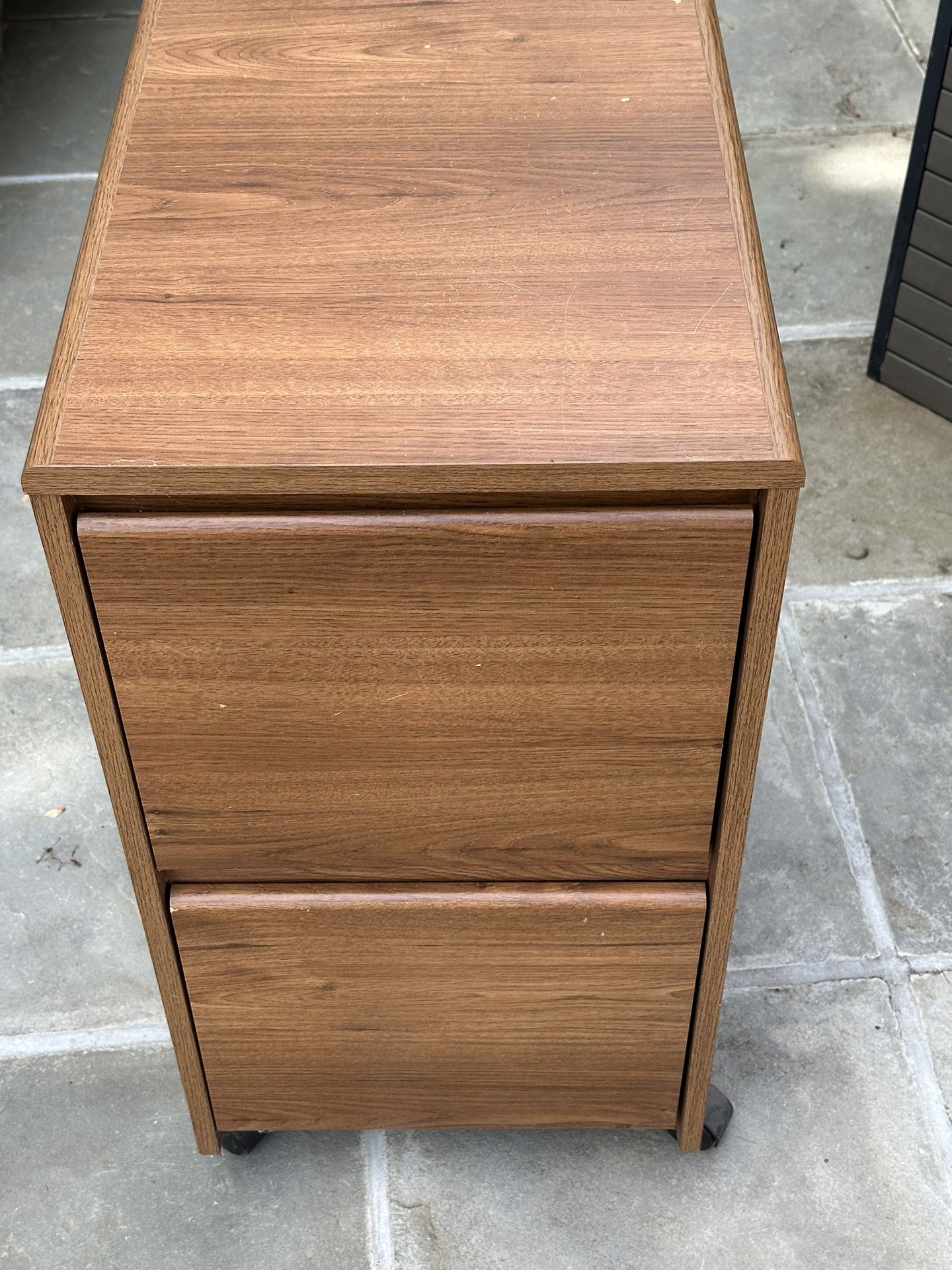 File Cabinet Two Door Wood