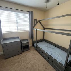 Toddler Bedroom Set - House Twin Bed Frame