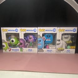 Monster Inc. Funko Pops 