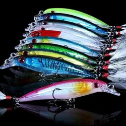 Fishing Minnow Baits 10 Pack Lot