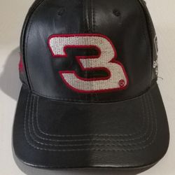 Leather Dale Earnhardt Sr Ball Cap 