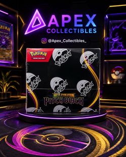 Pokemon Pitch Black Booster Box Display