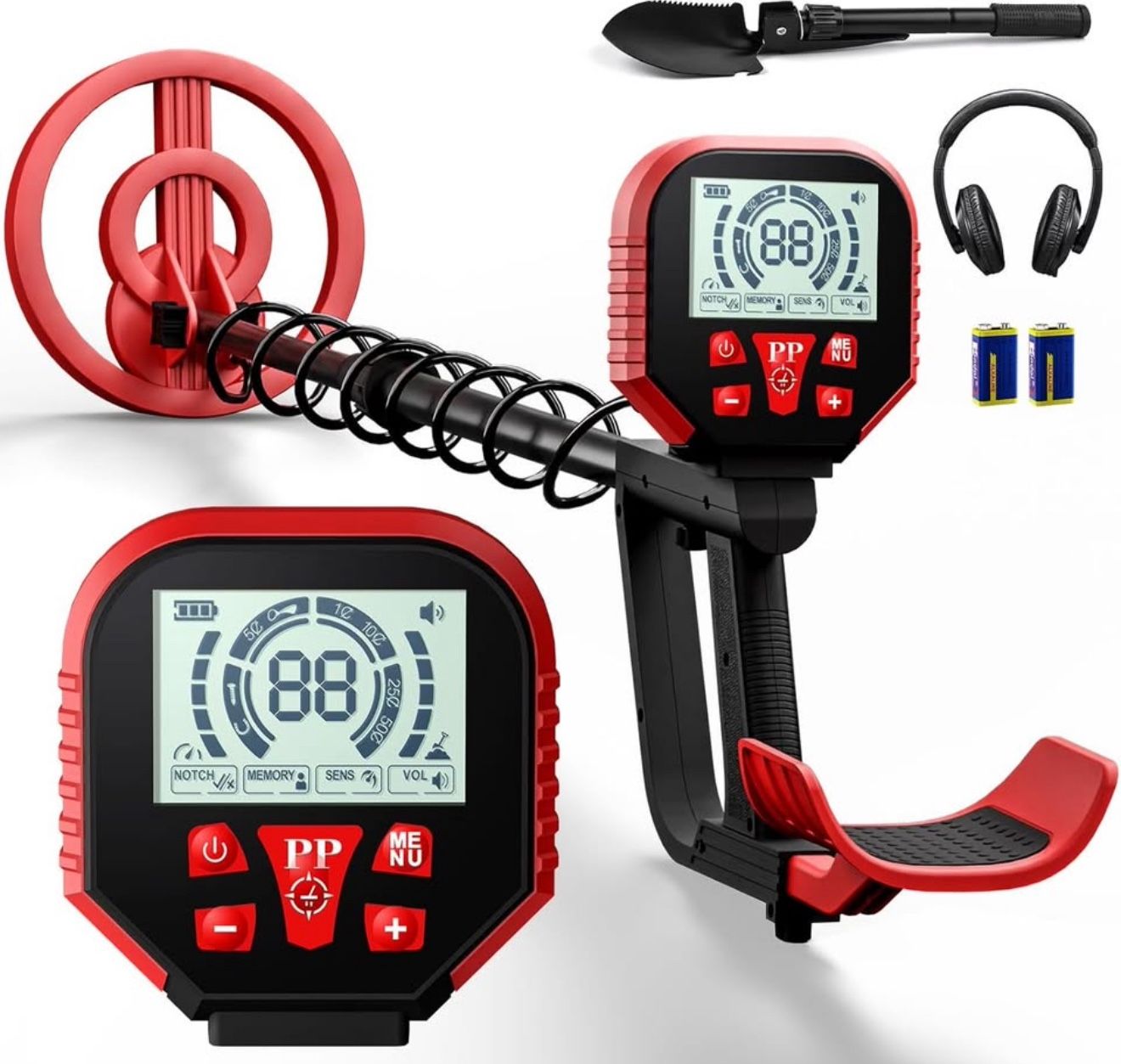 NEW! Professional Metal Detector Waterproof with LCD Display