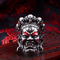 Stainless steel Mahakala Ring
