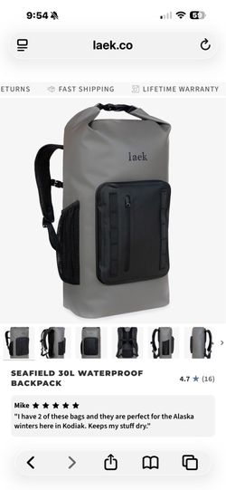 LAEK brand dry bag- waterproof backpack