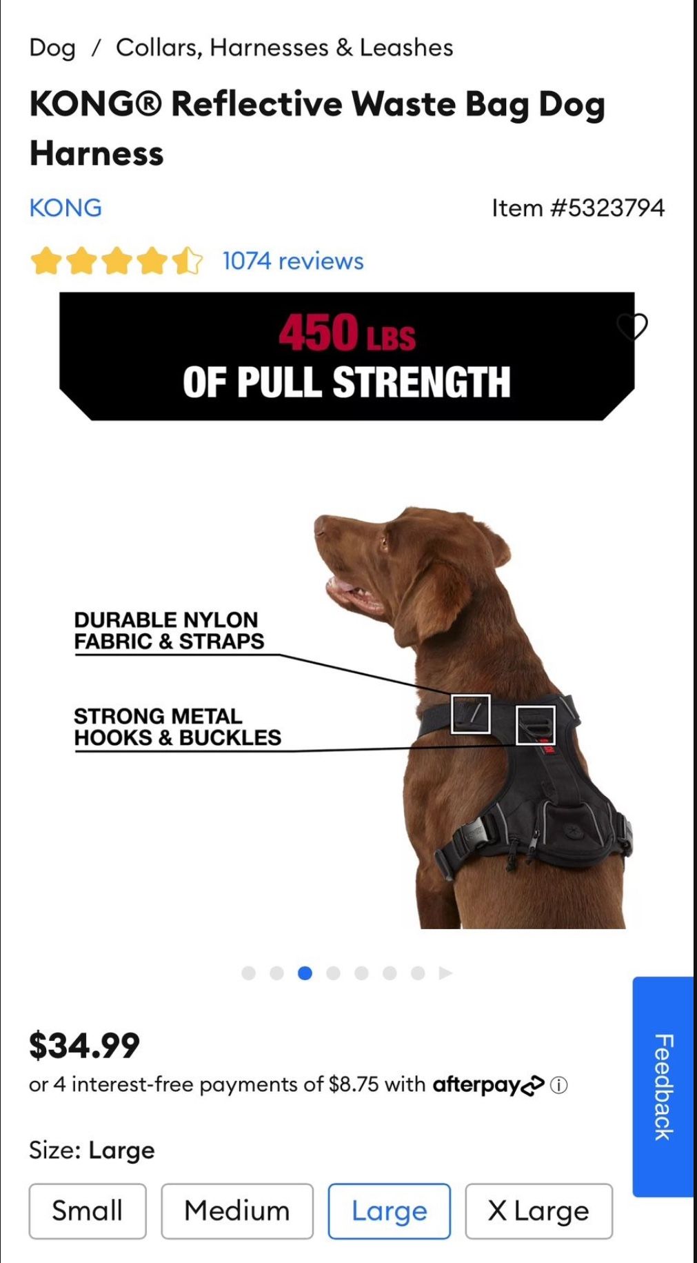 Kong Dog Harness