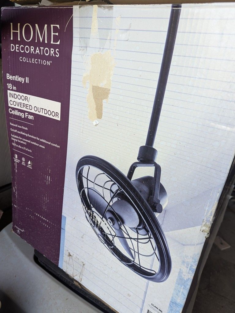 NEW Bentley II 18" indoor/outdoor oscillating fan