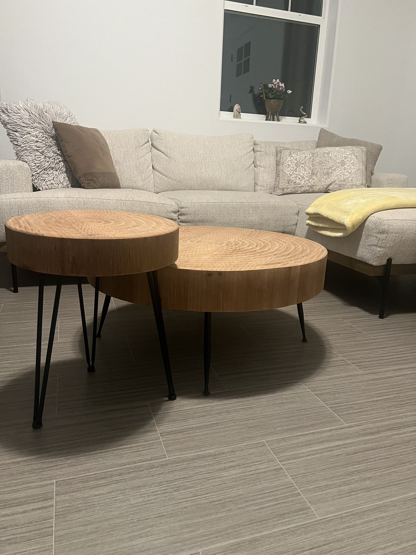 Two Piece Coffee Table 