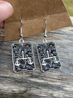Tarot card gothic dangle earrings