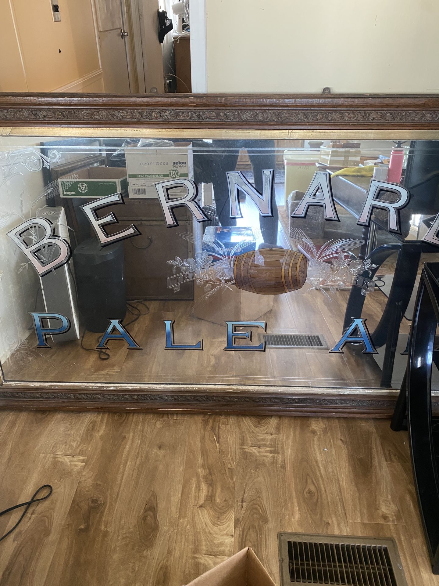 Gorgeous Antique Etched mirror