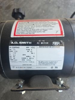 AO electric motor w/on n off switch