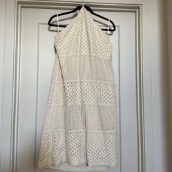 Cream dress - see profile for more items