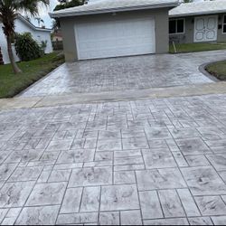 Cement Driveway 