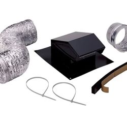 Broan-NuTone RVK1A Roof Vent Kit, Black