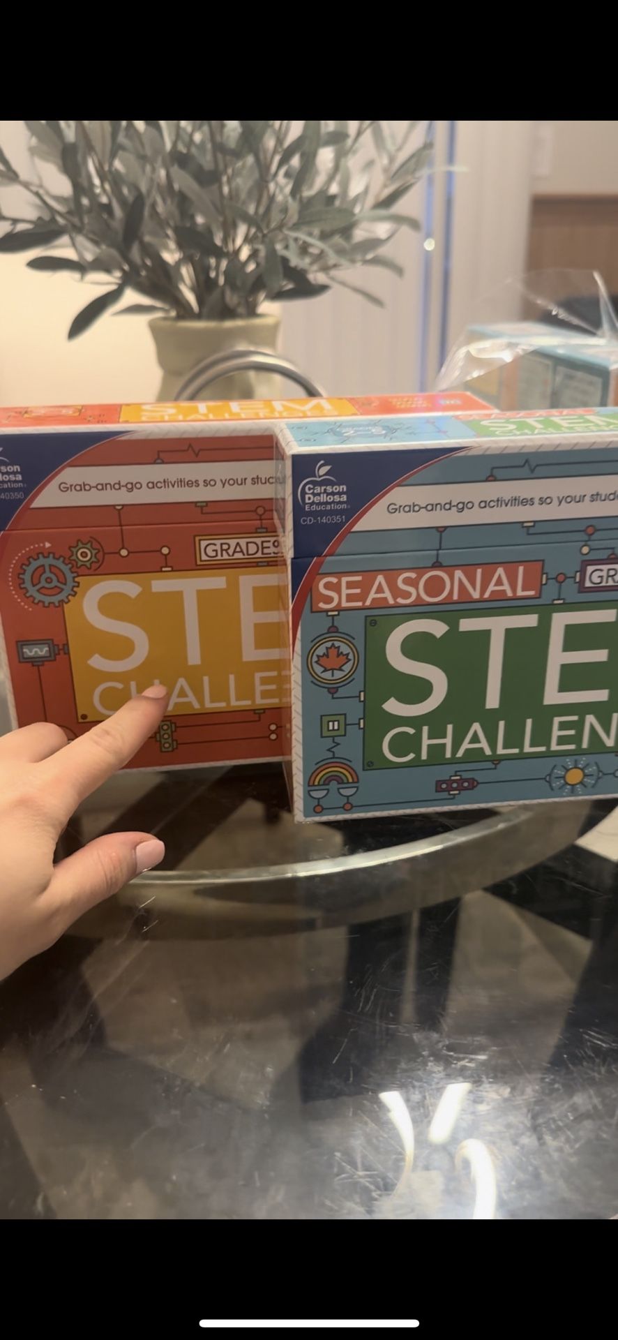 NEW 2 Pack STEM CHALLENGES CARDS 